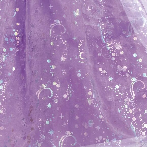 Girls Disney Princess Rapunzel TANGLED Deluxe Costume Gown Size 4/6 Dress Up NWT - Picture 6 of 6